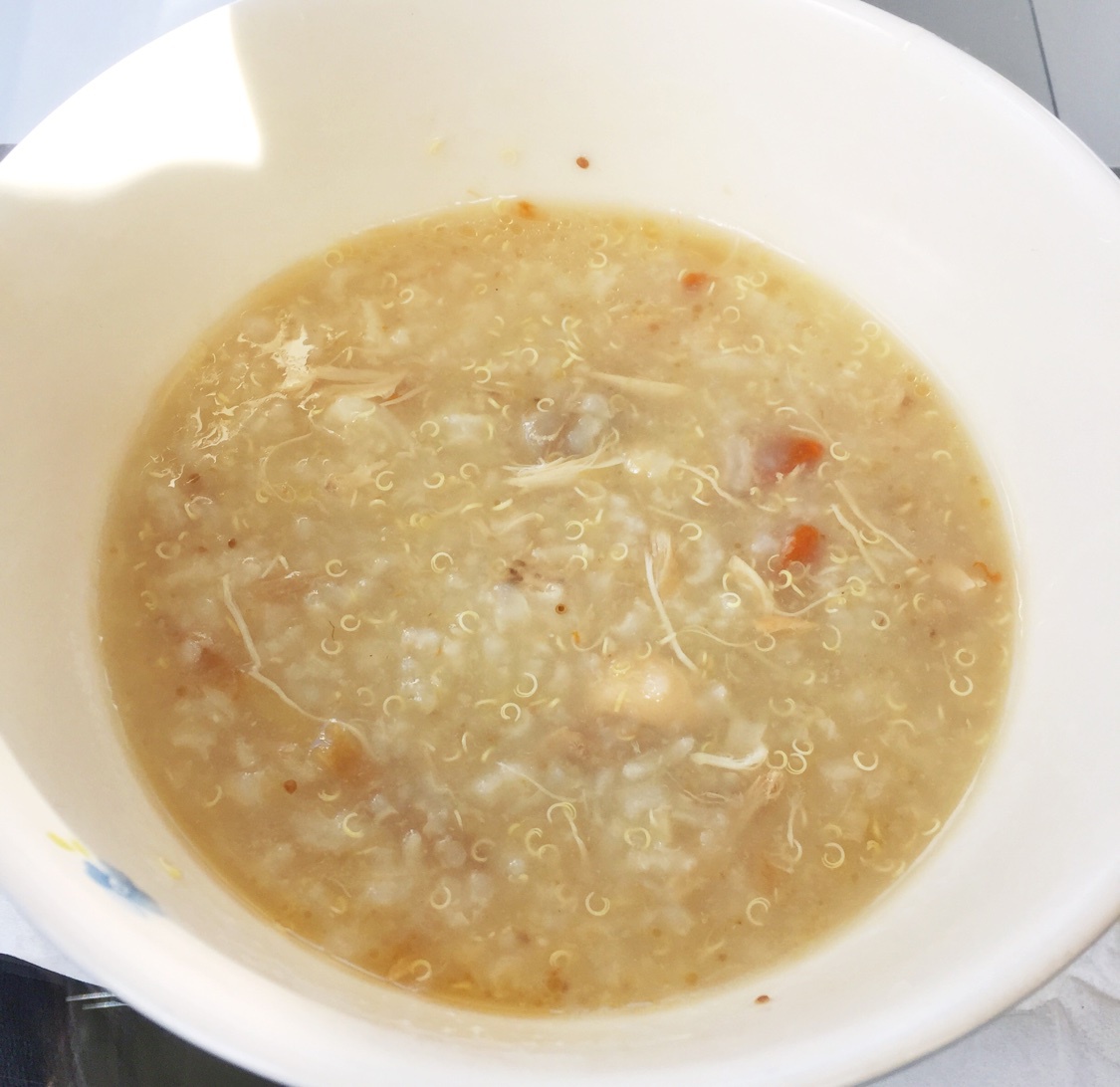 香菇鸡丝粥