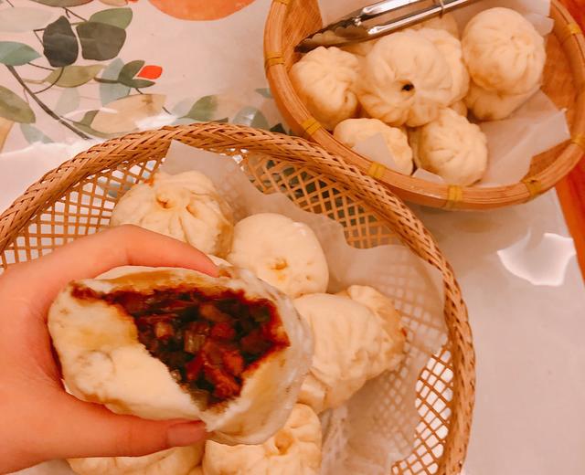 卤肉包的做法