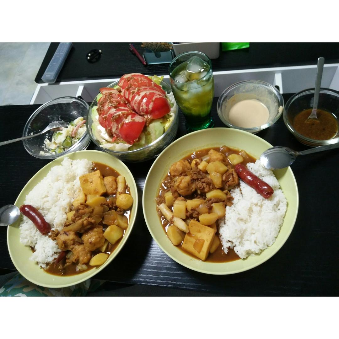 咖喱鸡肉饭