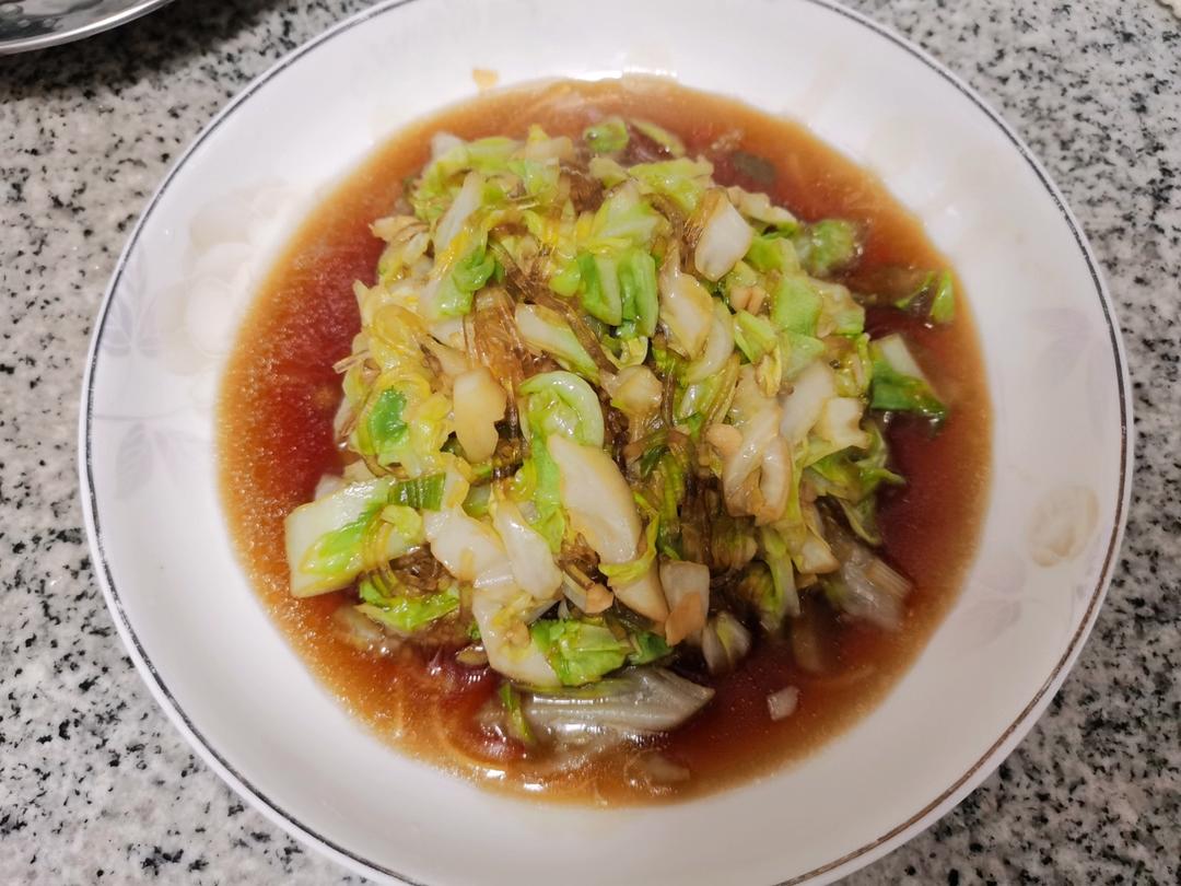 包菜粉丝（粉丝炒包菜）