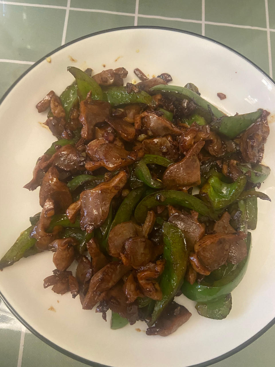 爆炒鸡胗