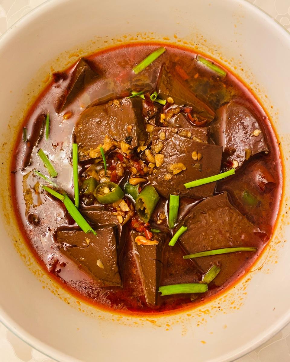 麻辣鸭血