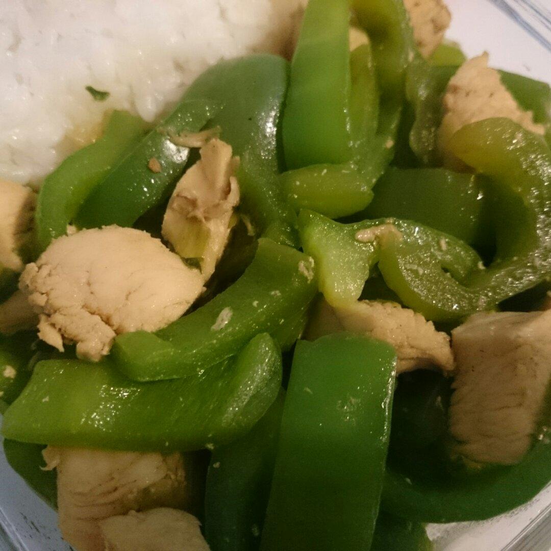 5分钟速食--青椒炒鸡脯