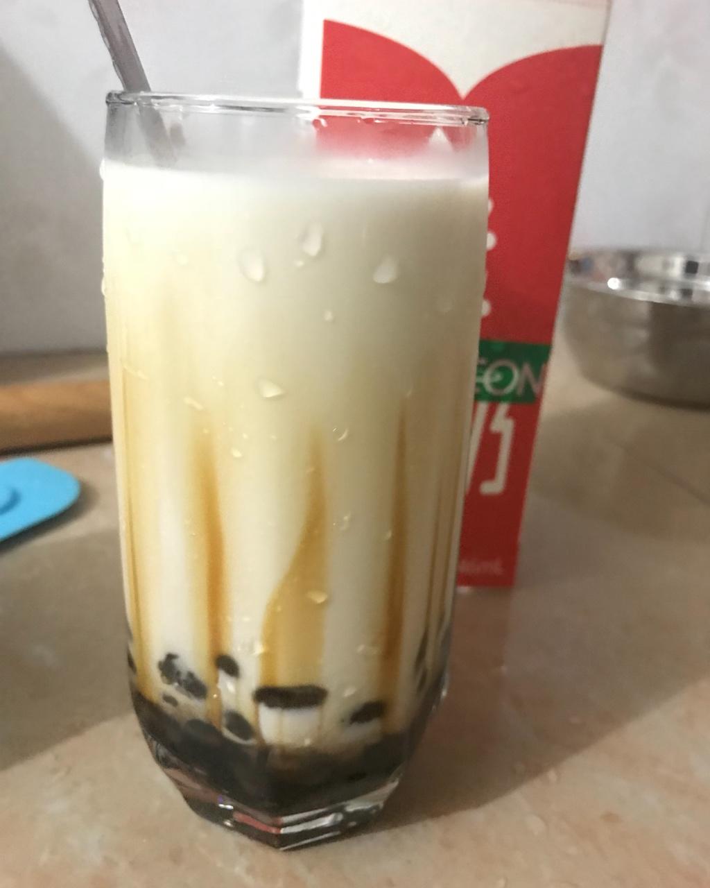 一芳【黑糖粉圆鲜奶】复刻