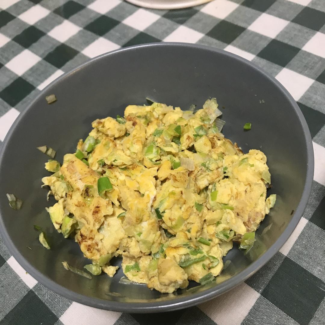 大葱炒鸡蛋