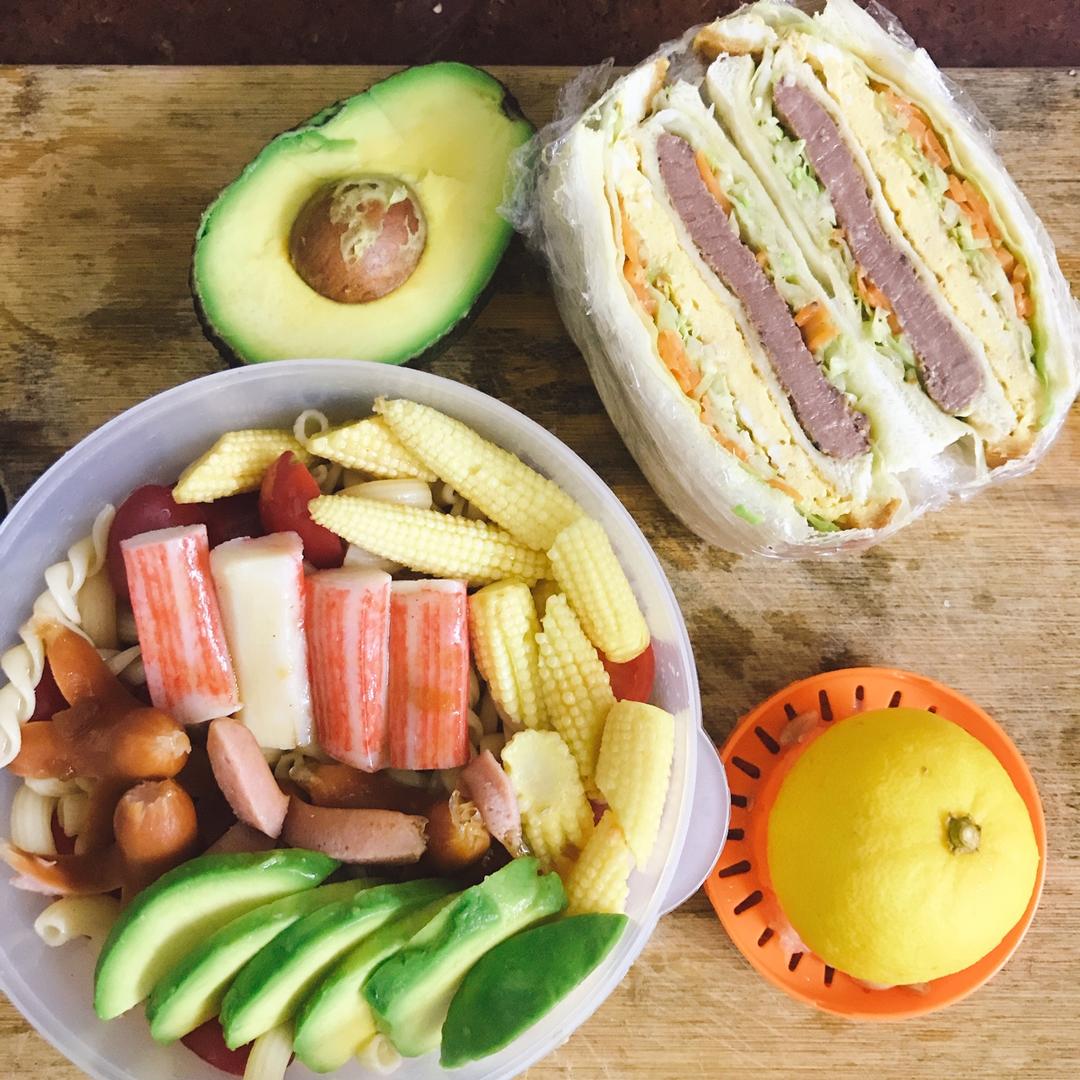 【曼达小馆】野餐——猪排三明治