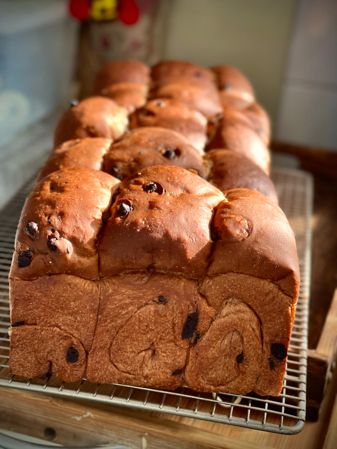 巨~巨好吃的巧克力奶油吐司