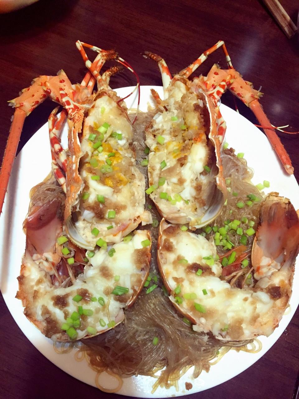 蒜蓉龙虾蒸粉丝
