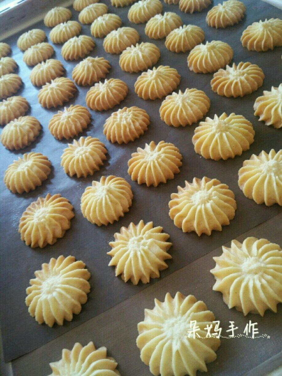 零失败花纹超级立体的黄油曲奇