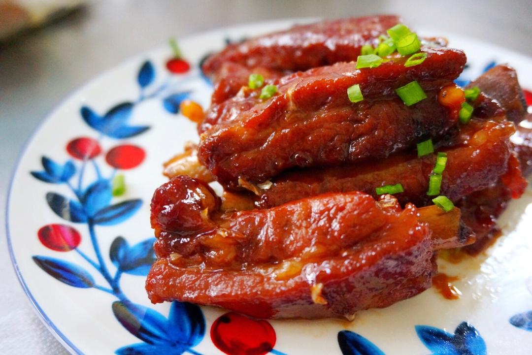 红腐乳烧排骨