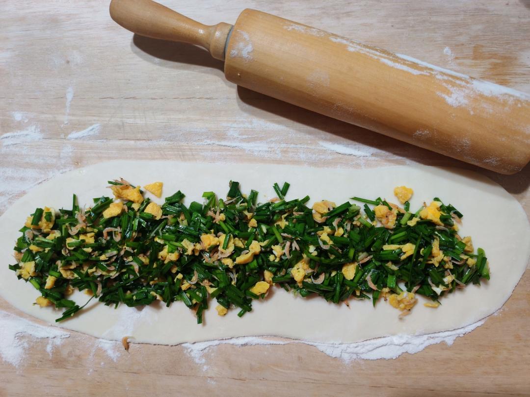 香酥爆汁蜗牛葱饼