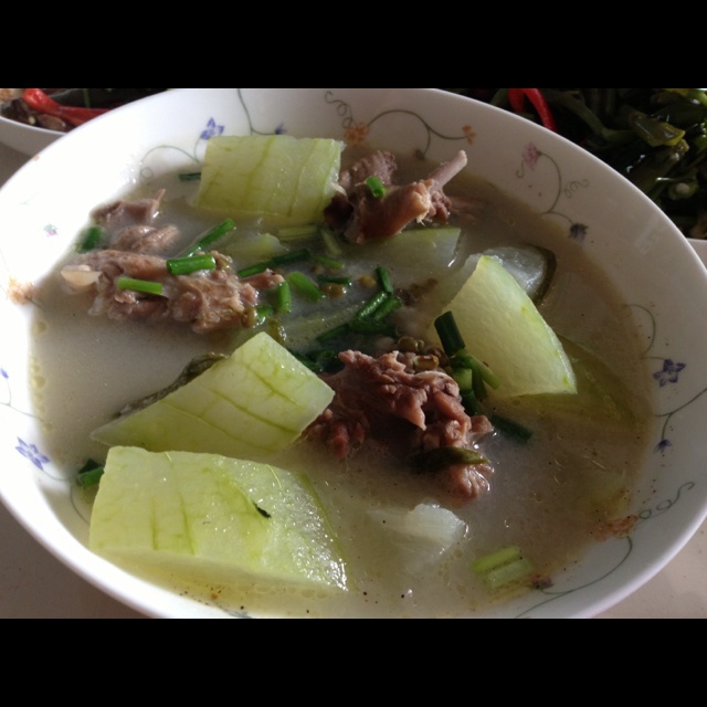 冬瓜绿豆老鸭汤