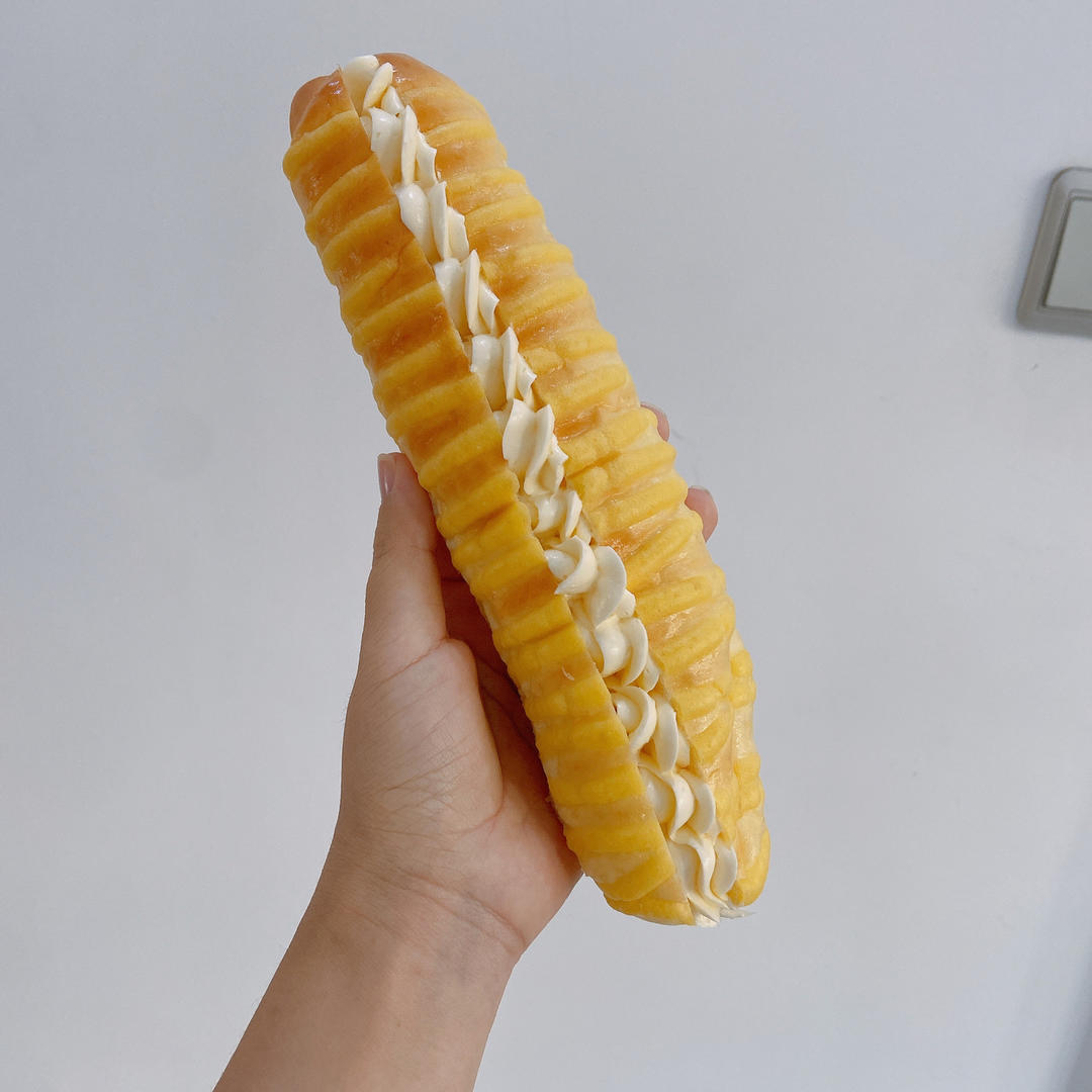 毛毛虫面包｜经典还原小时候最爱的奶油面包