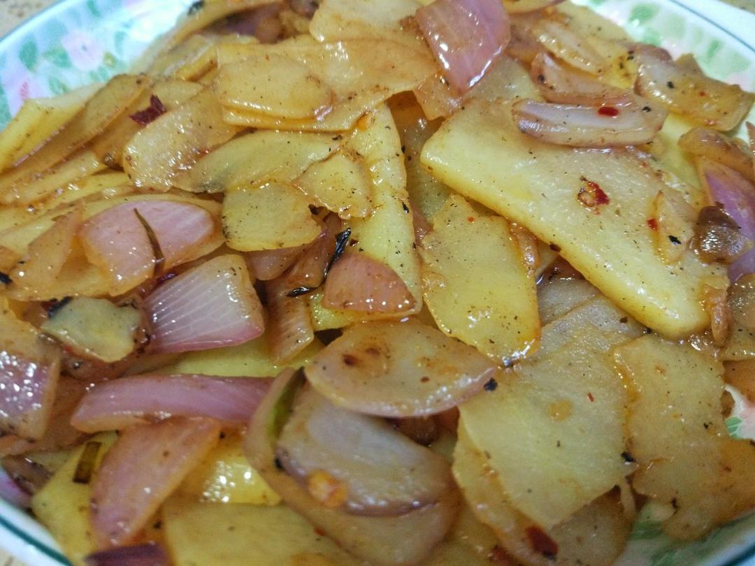 孜然洋葱土豆片