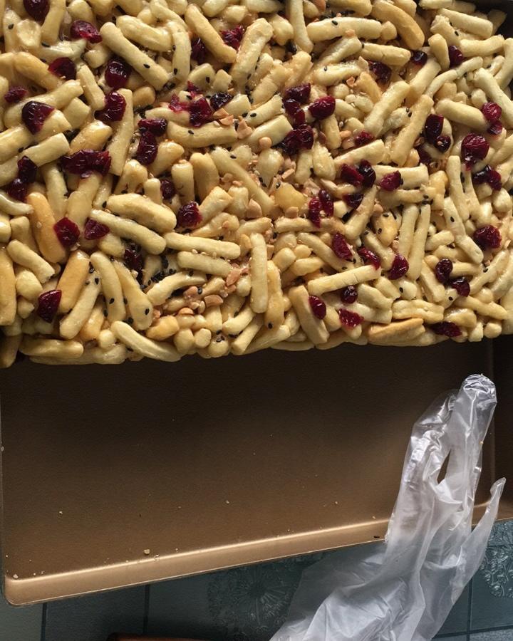 松软的鸡蛋沙琪玛