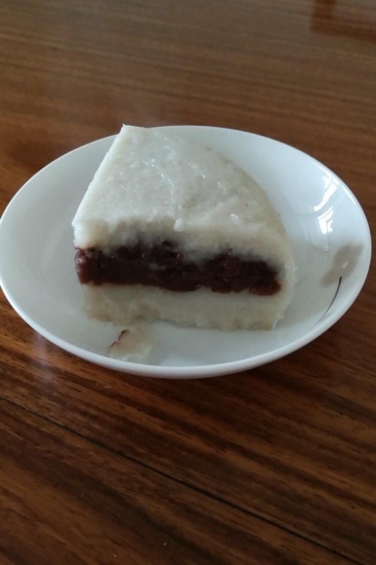 elizabeth0做的重阳糕(豆沙米糕)