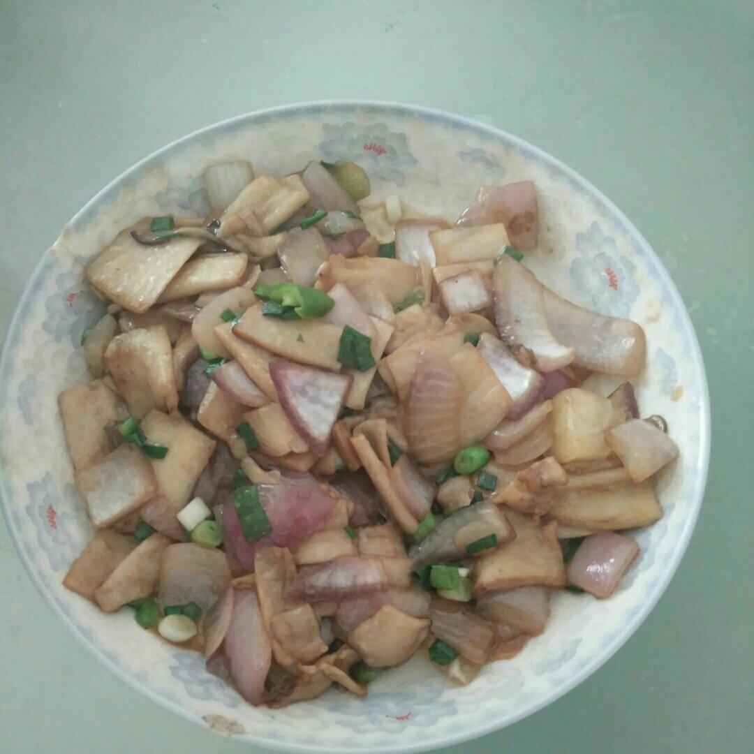 洋葱遇到杏鲍菇