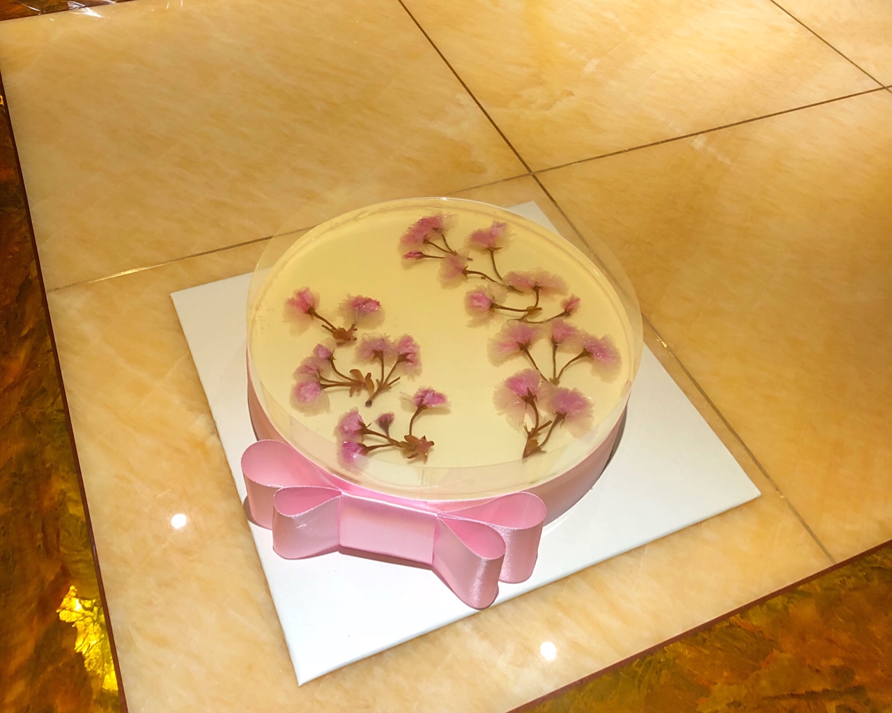 樱花慕斯蛋糕的做法