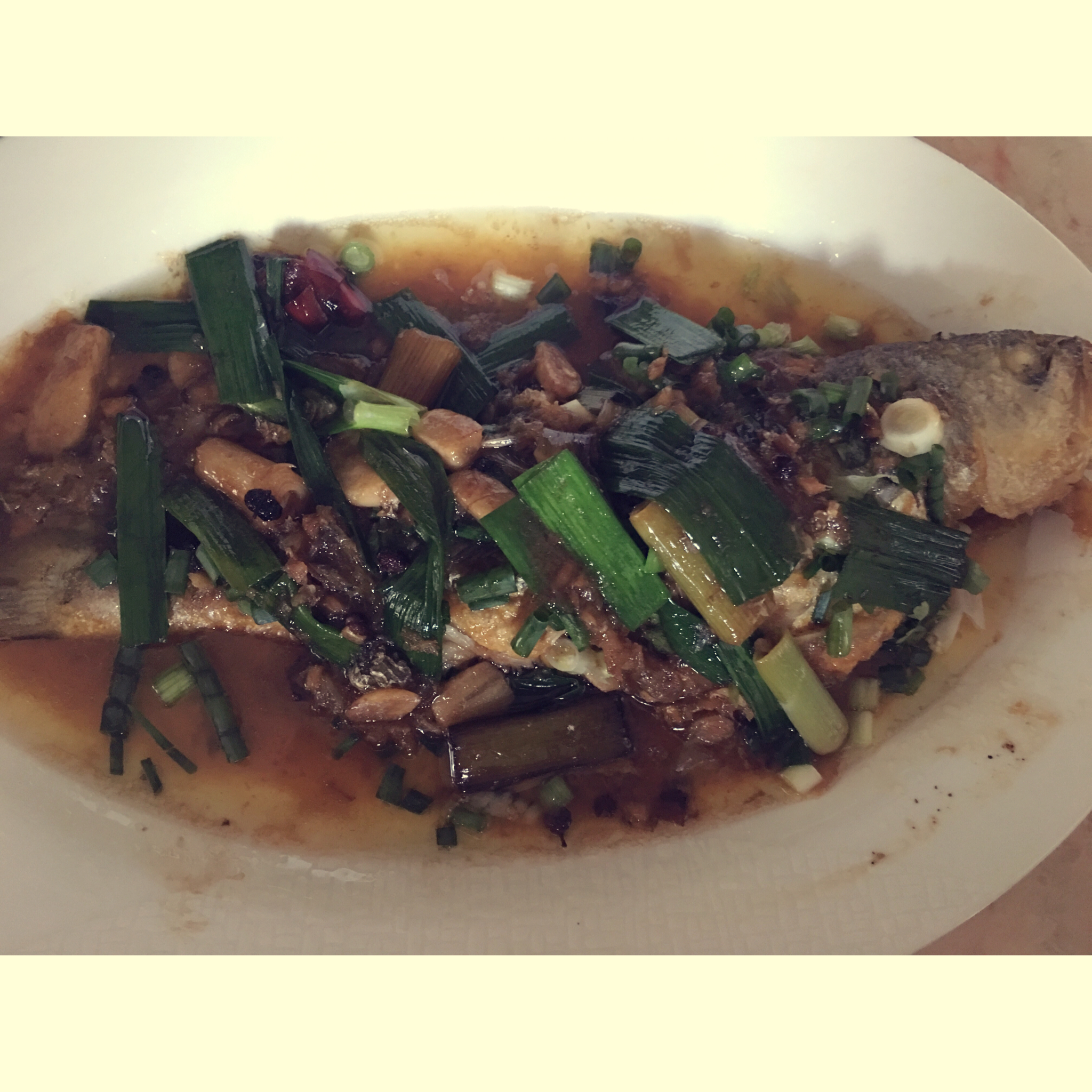 家常烧黄鱼 Yellow sea fish