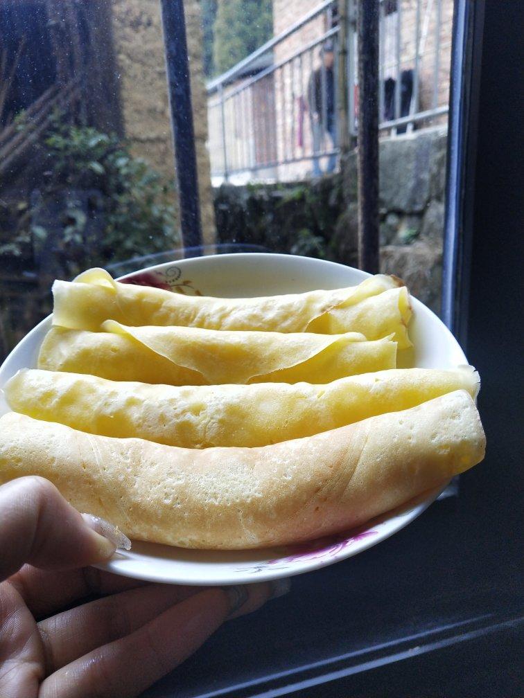 香脆平底锅芝麻蛋卷