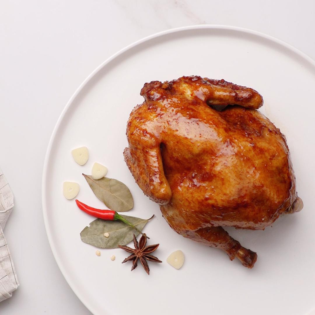 蒜香辣烤鸡的做法