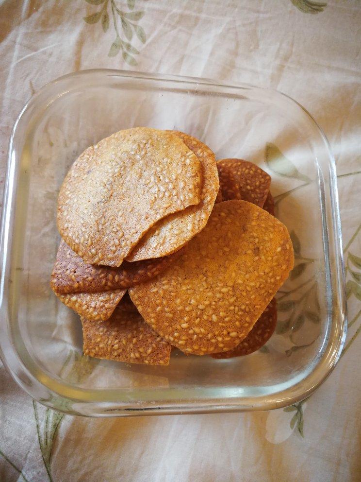 蛋白芝麻薄脆饼—消耗蛋白最好的方法