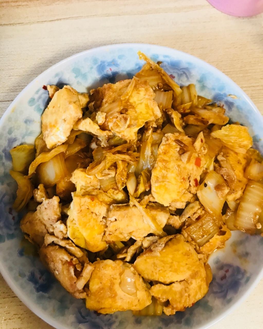 辣炒白菜豆腐