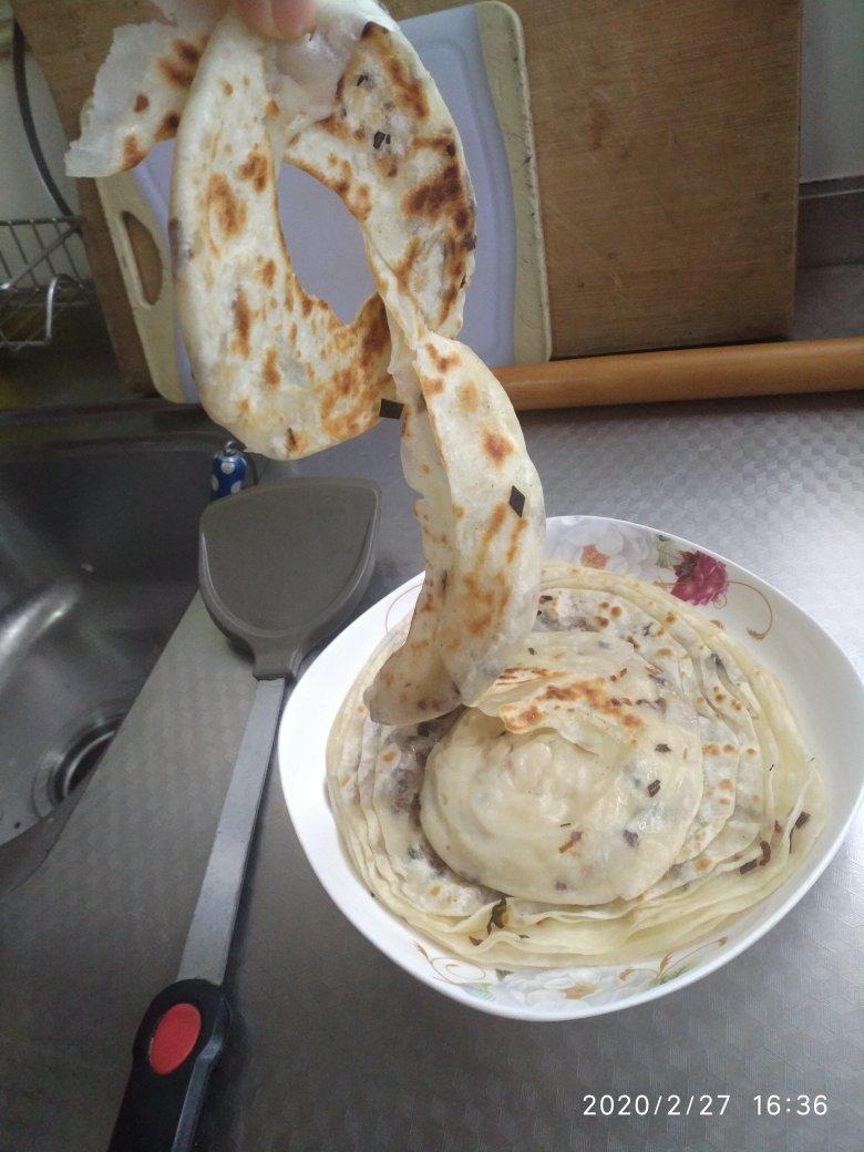 饺子皮版葱油饼