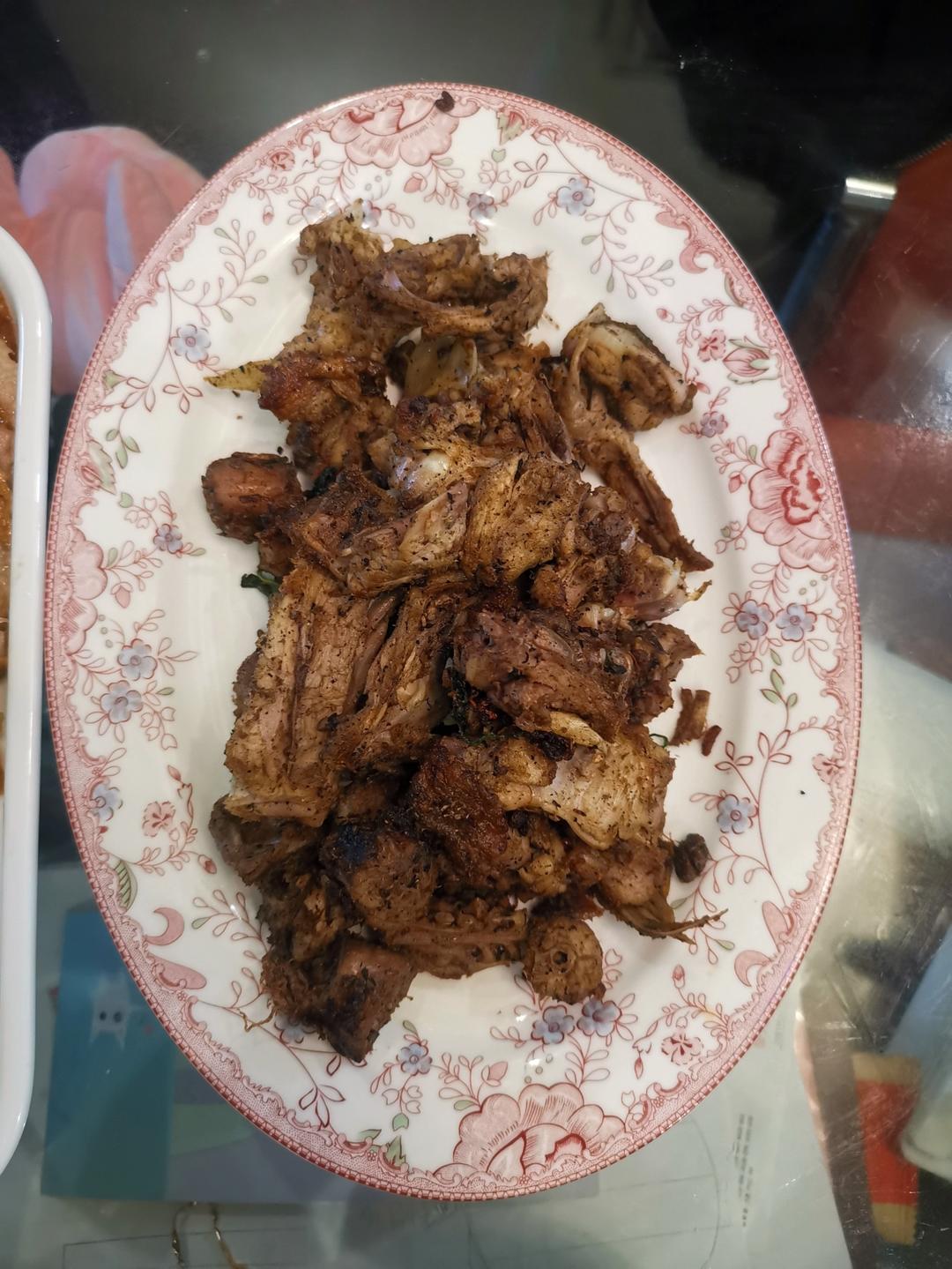 不放一滴油椒盐鸭架