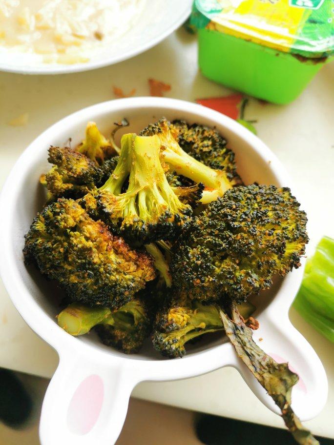 烤西兰花🥦，比烤菜花更好吃