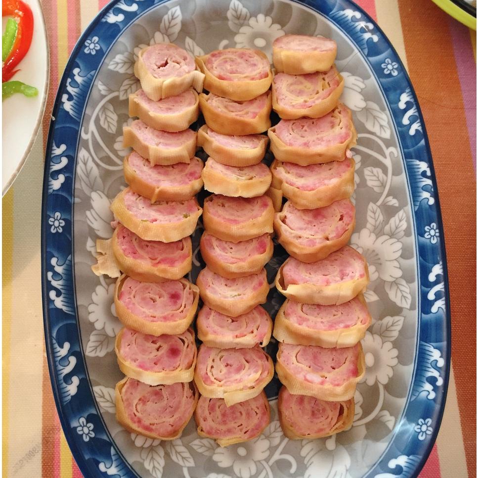 豆腐皮肉卷