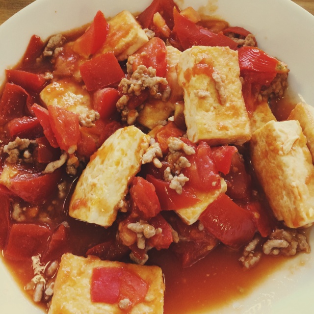 鲜虾番茄豆腐