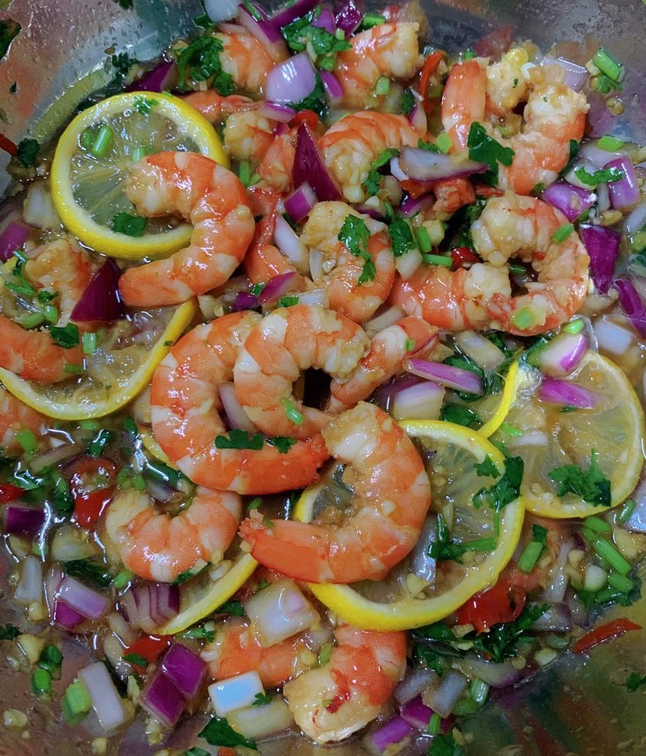 酸辣柠檬🍋虾🦐