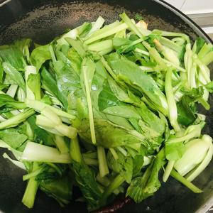 清炒油菜的做法 步骤4