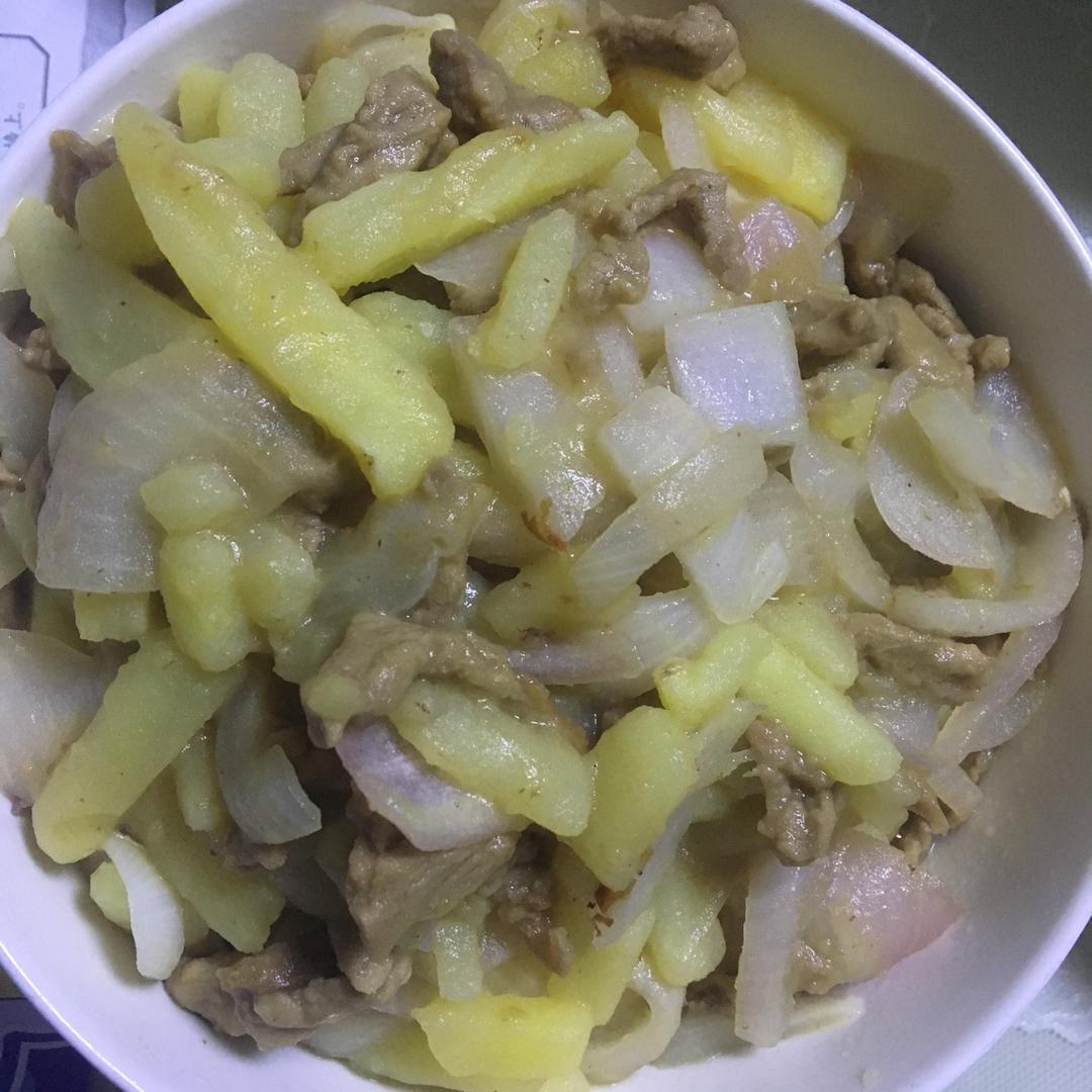 土豆炒牛肉
