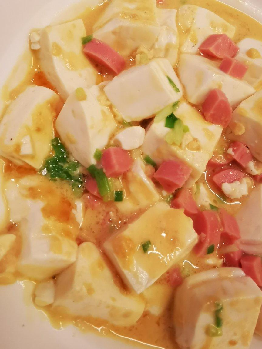 老丁的私房菜-蟹黄豆腐