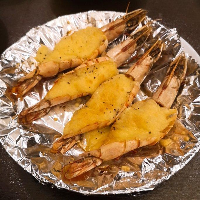 芝士焗阿根廷大虾