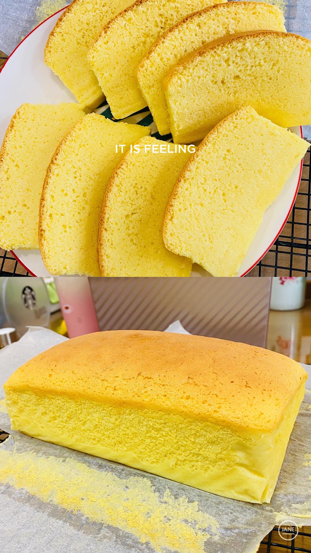 入口即化duang到爆‼️一次成功｜网红柯基抖臀蛋糕（古早）的做法