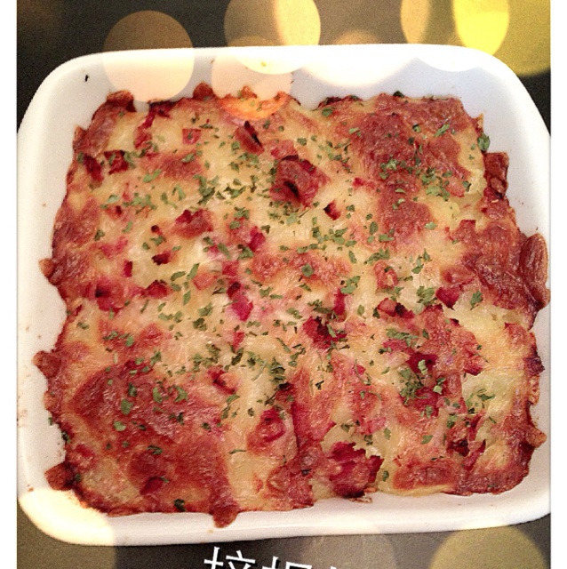 芝士培根焗薯蓉