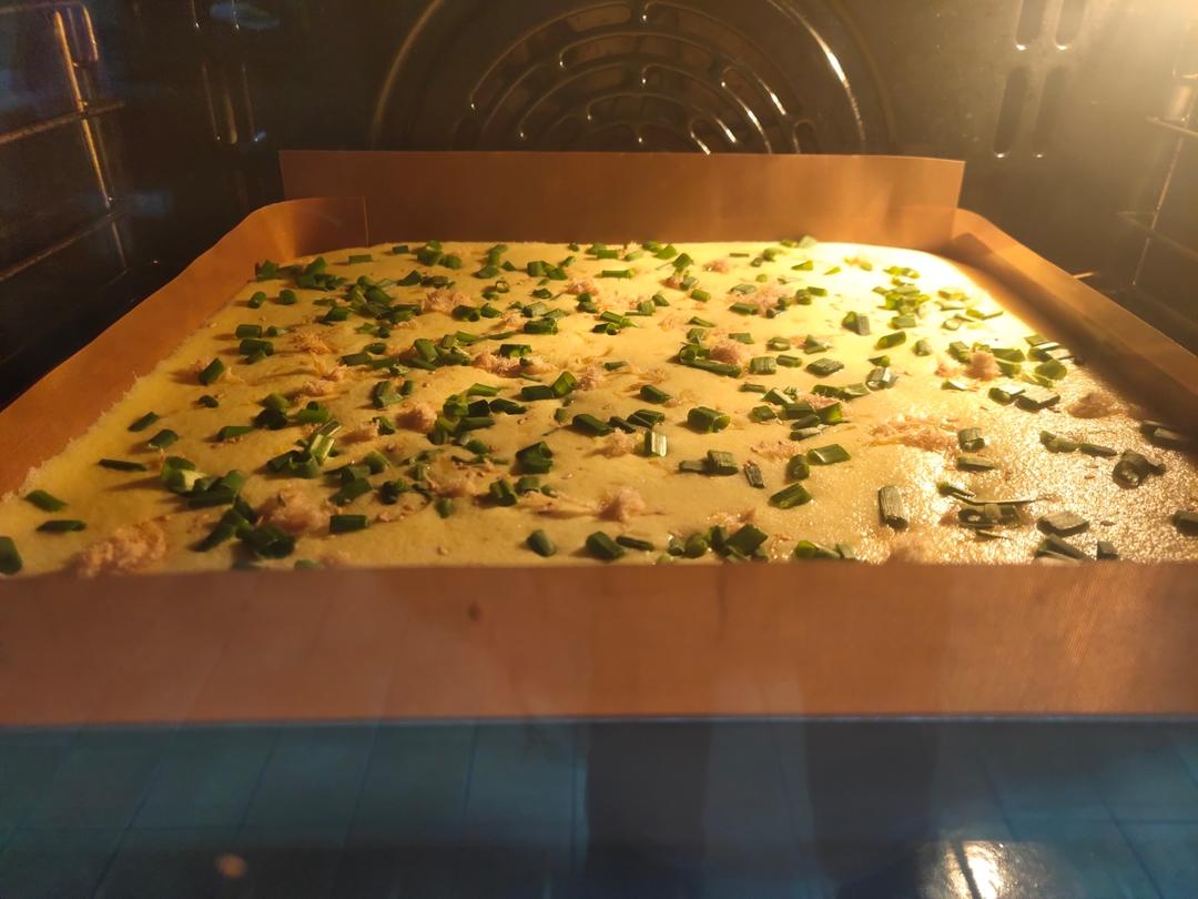 ⭕️香葱肉松蛋糕卷｜咸香美味｜细腻松软