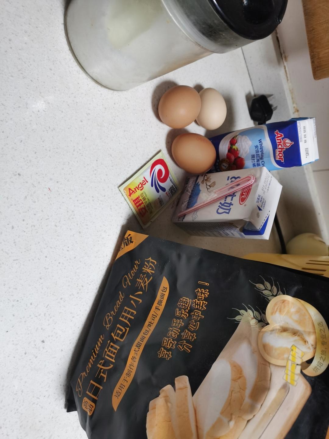 纯奶手撕吐司的做法 步骤1