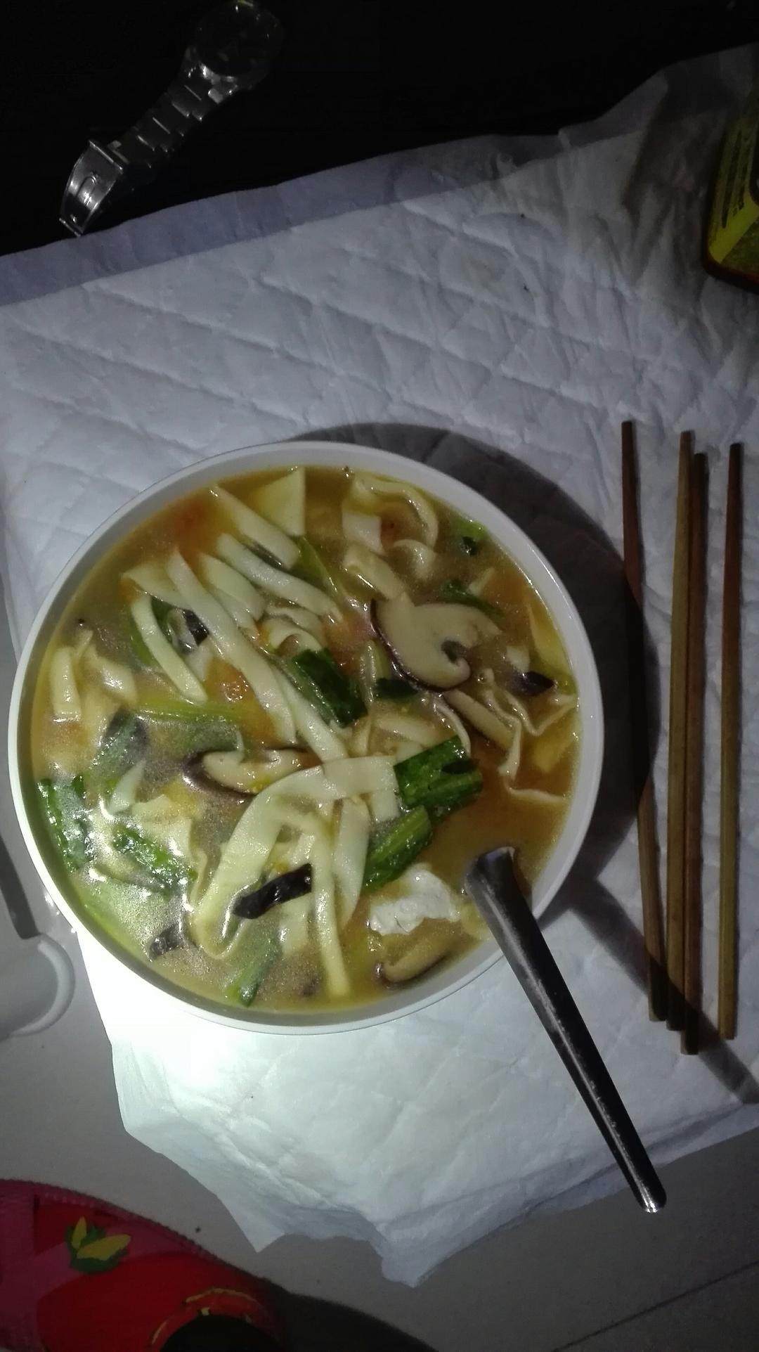 原汤手工面