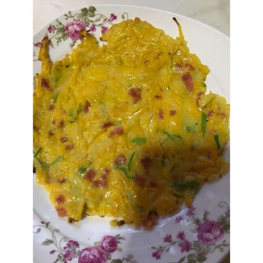 南瓜鸡蛋饼