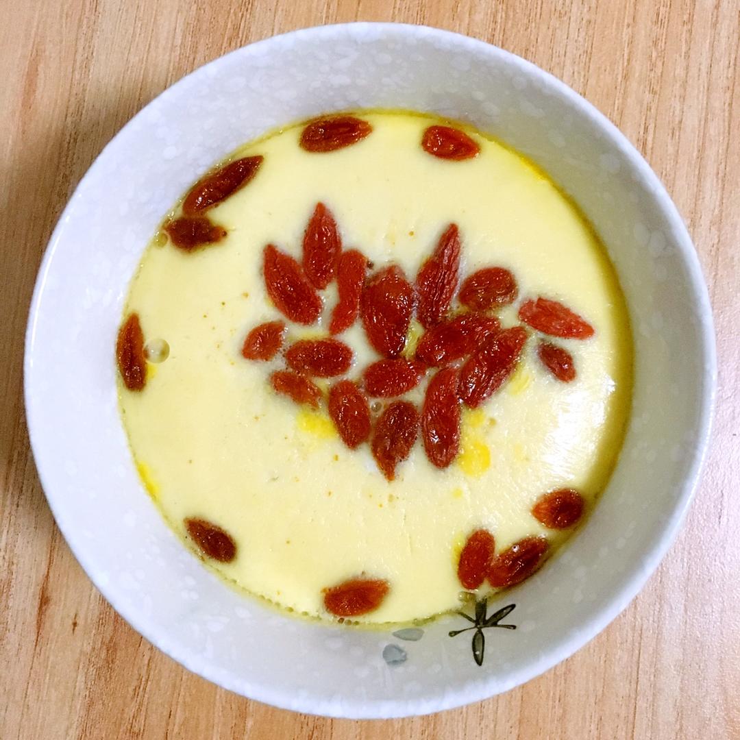 清秋1226做的枸杞蒸鸡蛋(护眼又保健)