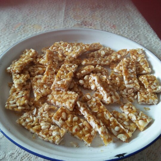 无水无油香脆花生糖