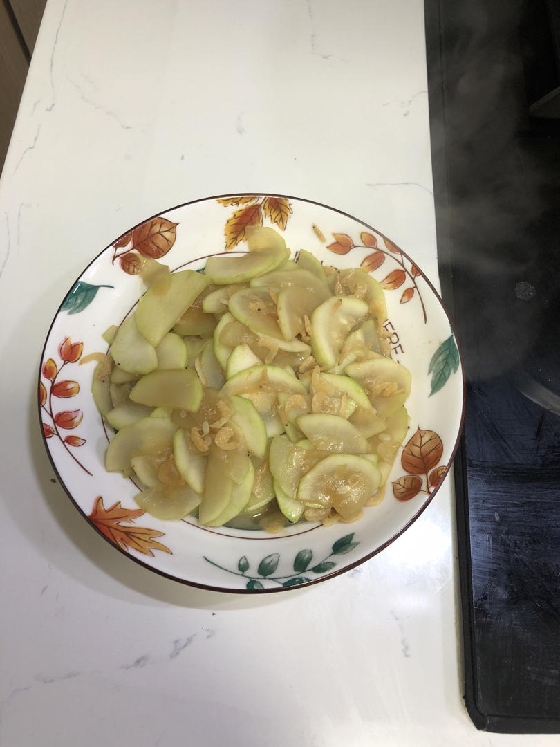 虾皮炝西葫 补钙神器