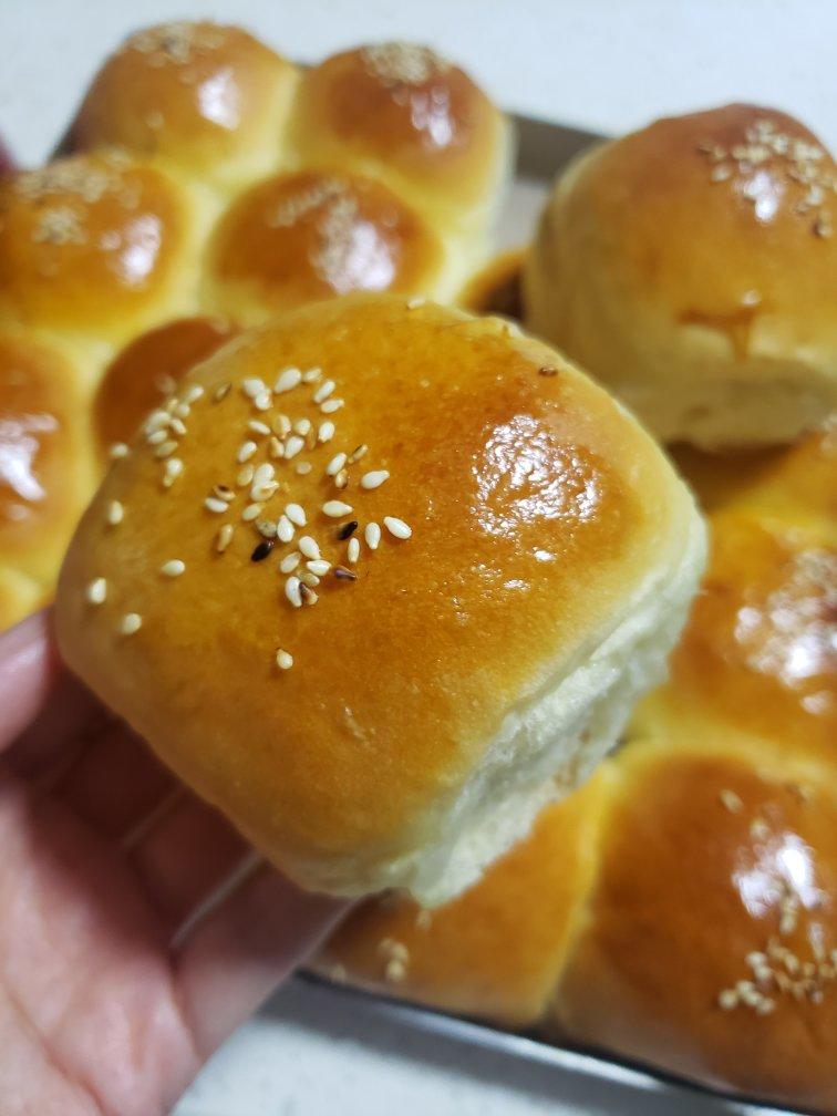 鲜奶油小餐包（一次发酵）