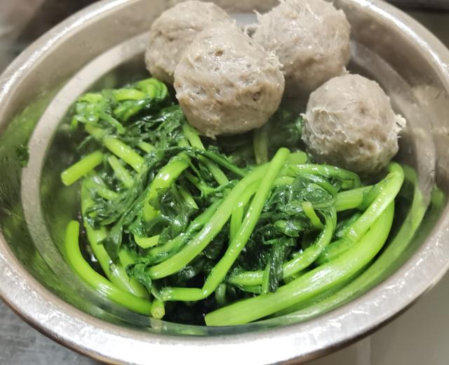 广东人的油盐煮青菜的做法