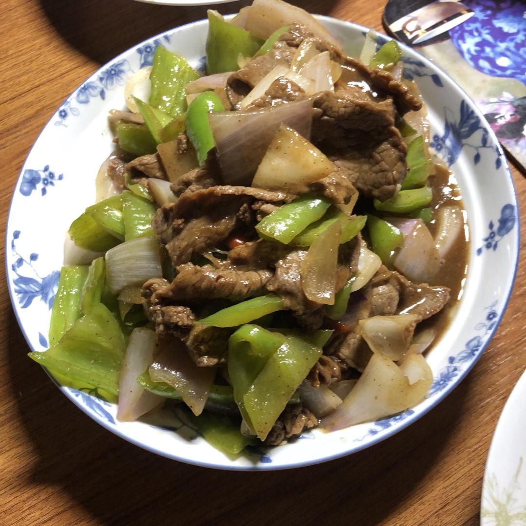 杭椒牛柳黑椒牛柳 终于找到炒出嫩牛肉的办法了 肉片肉丝都适用