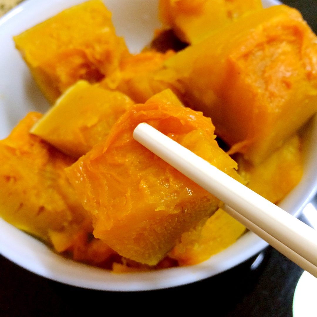 漂浮咖啡y做的水煮南瓜